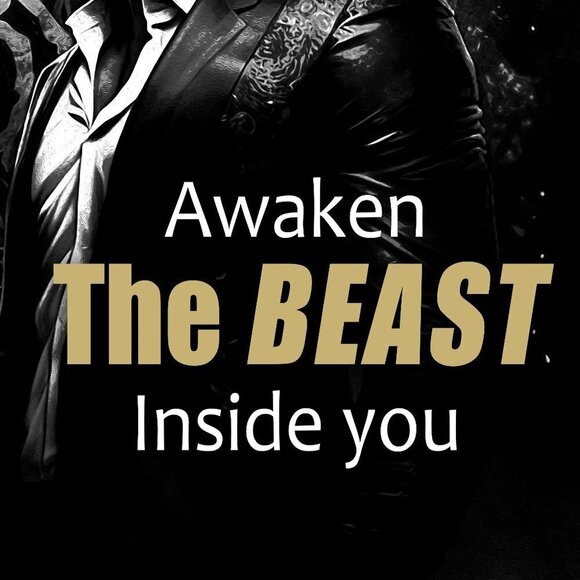 AWAKEN the Beast Inside Motivational Oil Painting Art Print - Picture 4 of 6